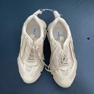 Steve Madden Cream Athletic Sneakers